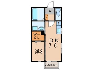 カーサドマーニの物件間取画像